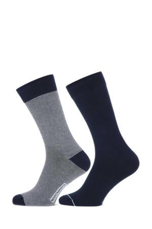 sokken Franklin - set van 2 donkerblauw