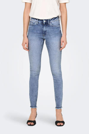 high waist skinny jeans ONLBLUSH lichtblauw