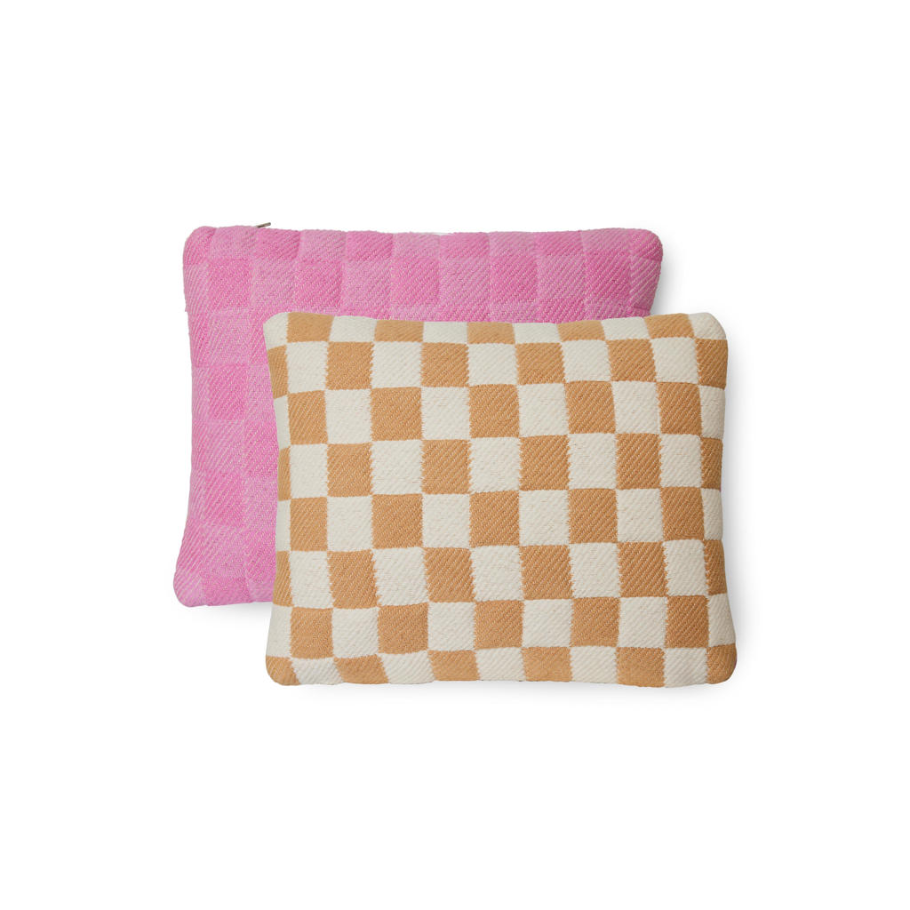 HKLIVING Sierkussen Checkered Woven 48x38 Cm Wehkamp hkliving-sierkussen-checkered-woven-48x38-cm-wehkamp