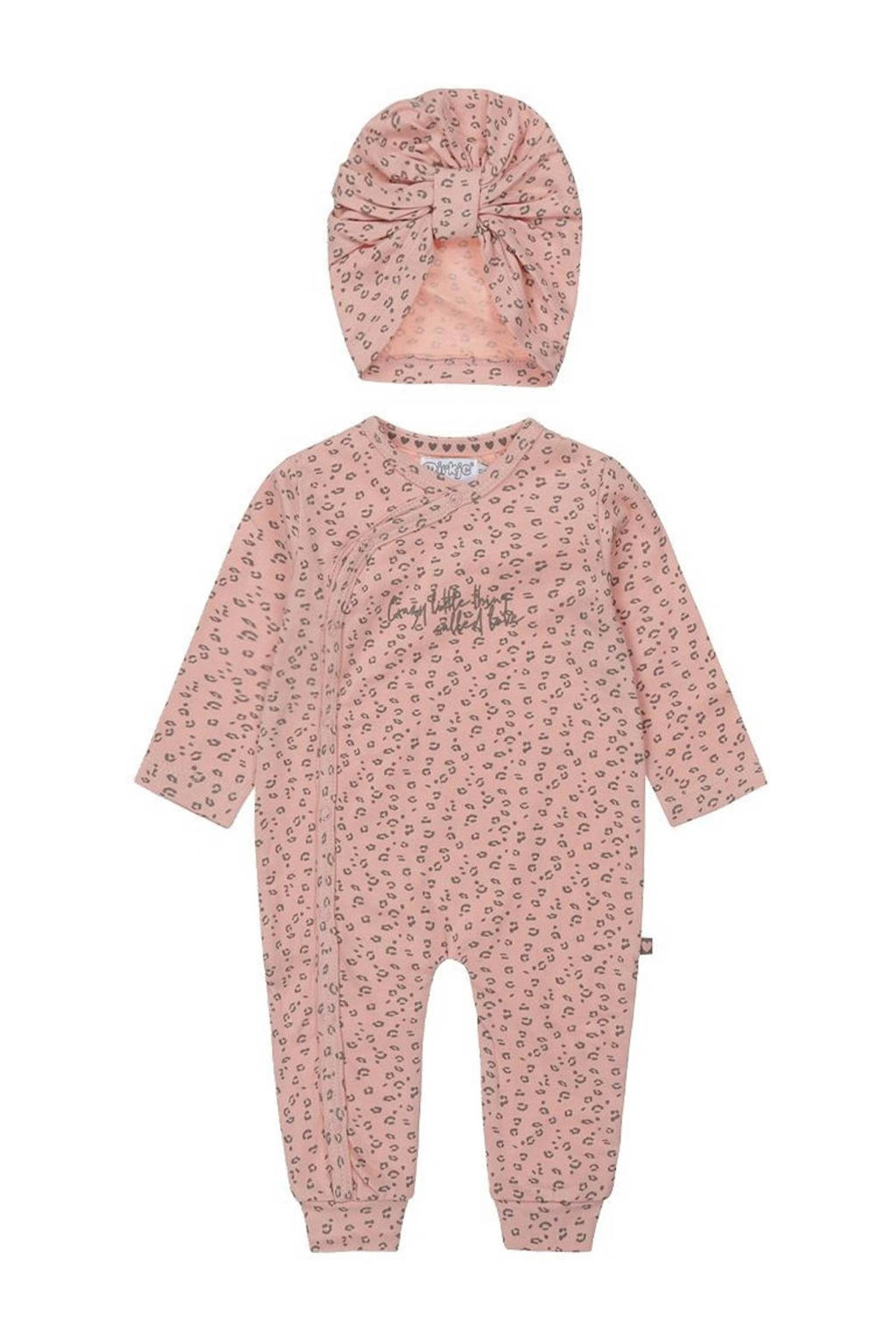 DIRKJE Baby-Mädchen Cardigan Reversible - Bio-Baumwolle Mit Kapuze In Hellrosa