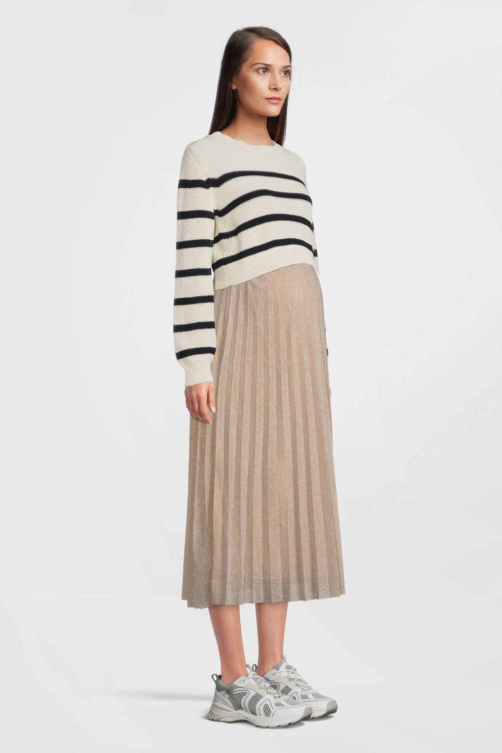 Zwangerschapsjurk Longsleeve Zana Sable - Op en Top Zwanger Zwangerschapsjurk Longsleeve Zana Sable - Op en Top Zwanger