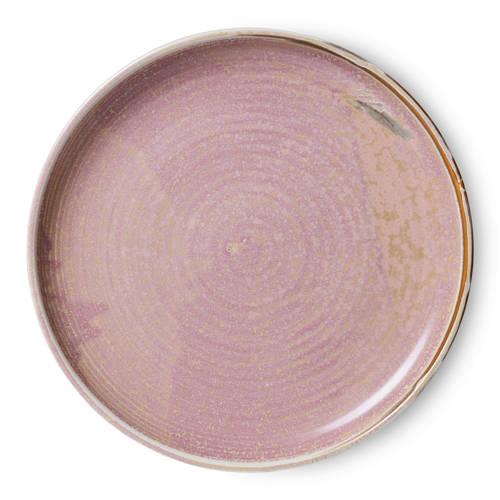 HKLIVING dinerbord Chef ceramics (Ø26 cm) - Rustic Pink