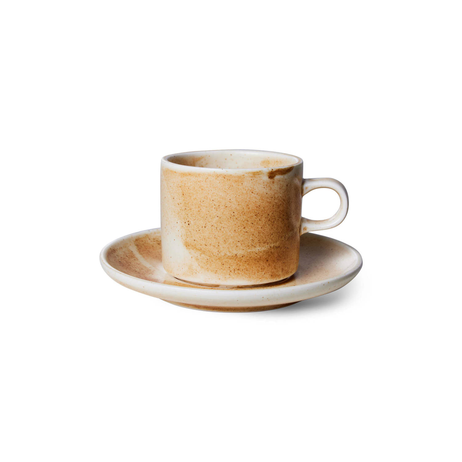HKLIVING kop en schotel Chef ceramics (Ø7 8 cm)