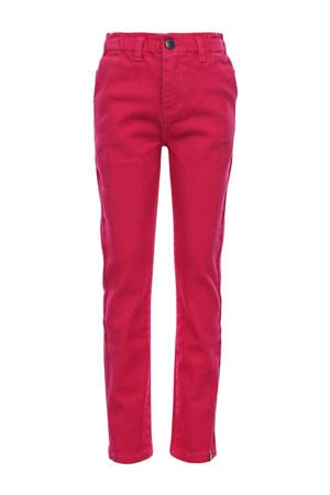 tapered fit jeans roze