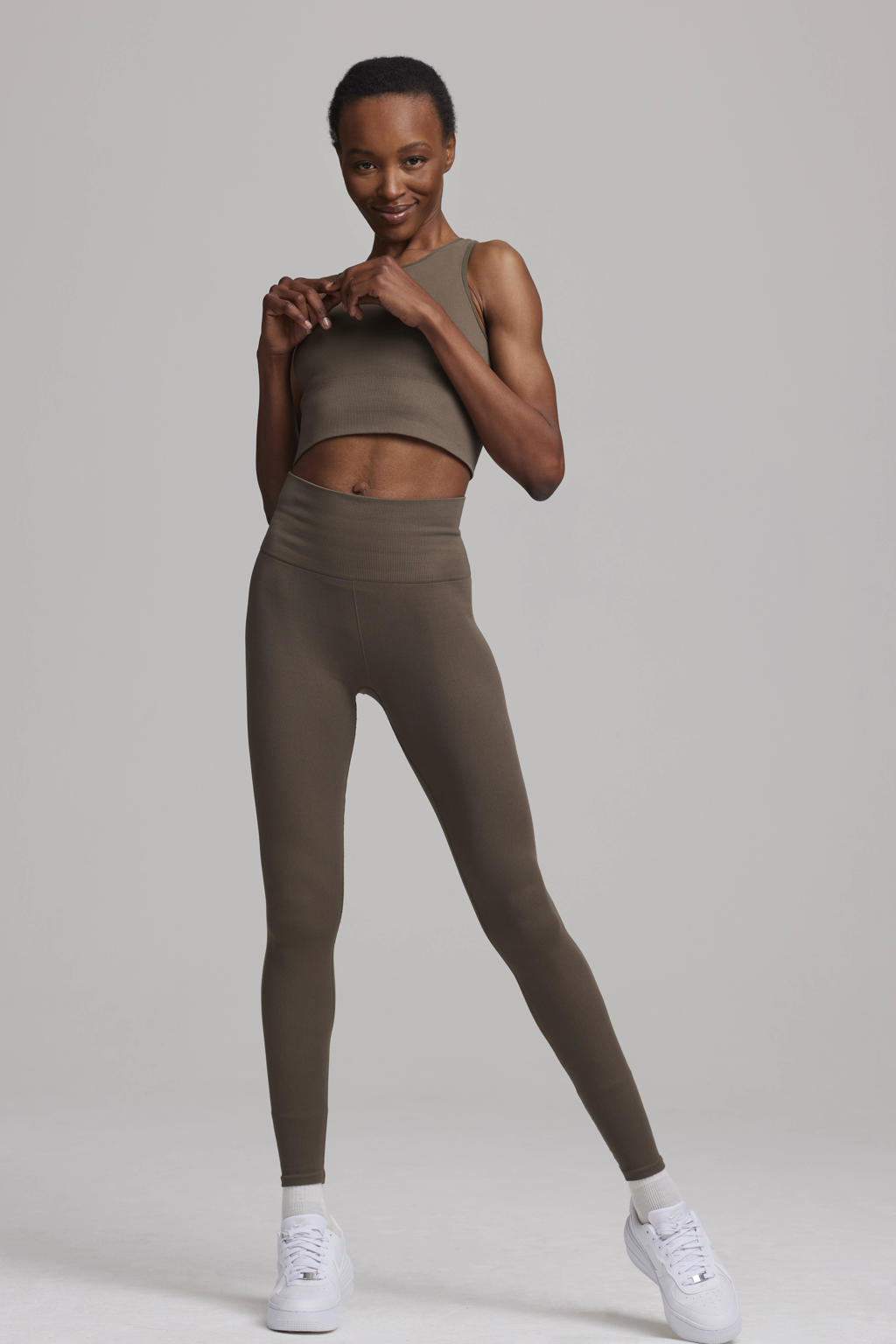 Catwalk Junkie Comfort Studio legging donkergroen