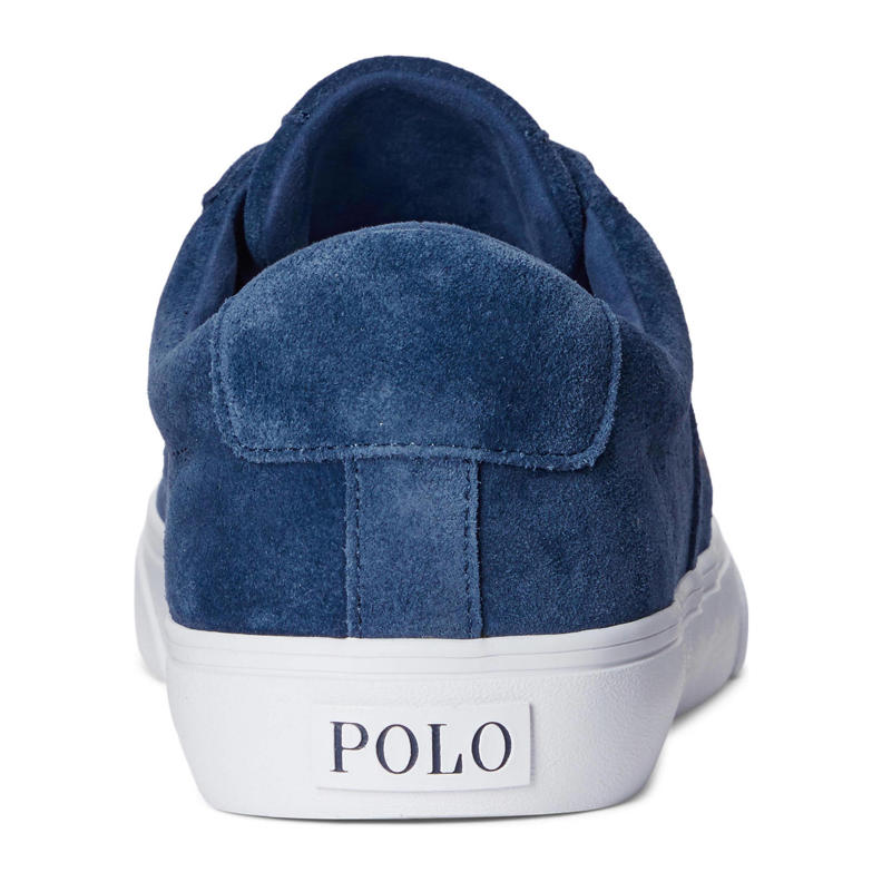 POLO Ralph Lauren Sayer suède sneakers blauw | wehkamp