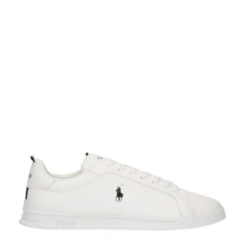 POLO Ralph Lauren Heritage Court leren sneakers wit afbeelding