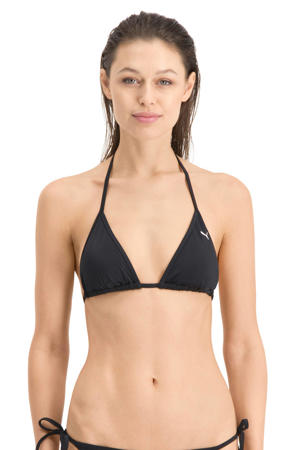 voorgevormde triangel bikinitop zwart