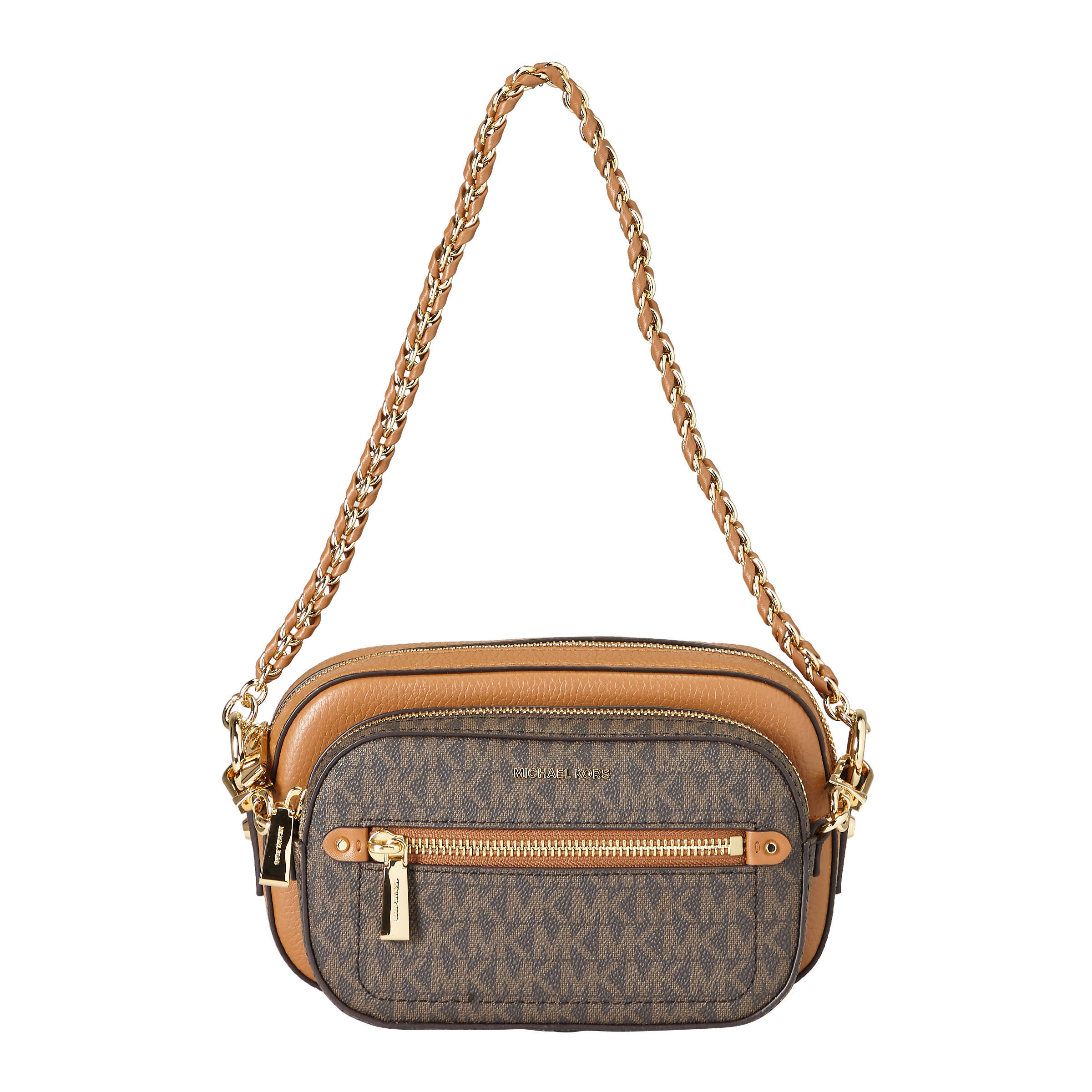 Michael Kors leren crossbody tas Jet Set 5 in 1 met logoprint