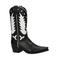 Sendra leren cowboylaarzen zwart/wit