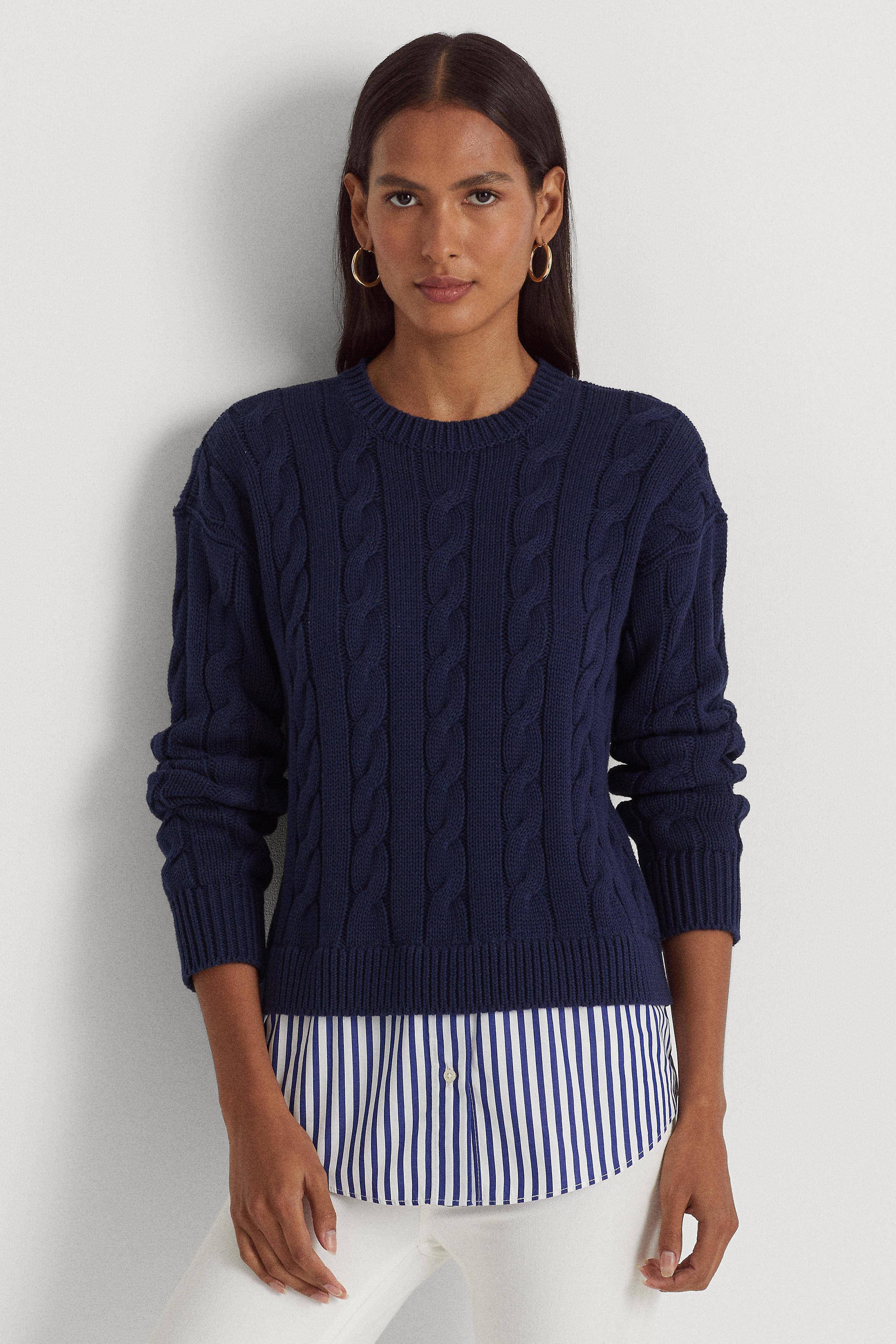 Ralph lauren kabeltrui dames new arrivals