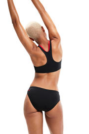 thumbnail: Speedo Endurance+ crop bikini zwart/rood