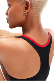 thumbnail: Speedo Endurance+ crop bikini zwart/rood