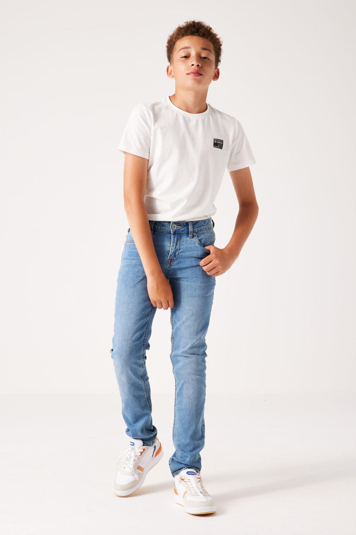 Garcia slim fit jeans 335 Tavio light used | wehkamp | Slim-Fit Jeans