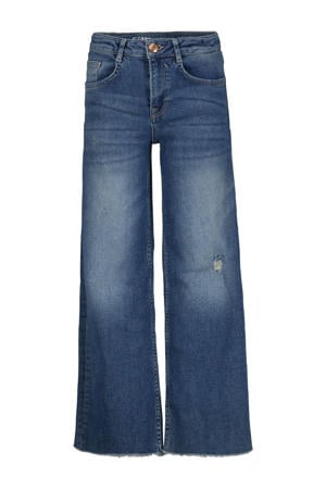wide leg jeans blauw