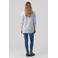 VERO MODA MATERNITY gestreepte zwangerschapsblouse VMMBUMPY lichtblauw