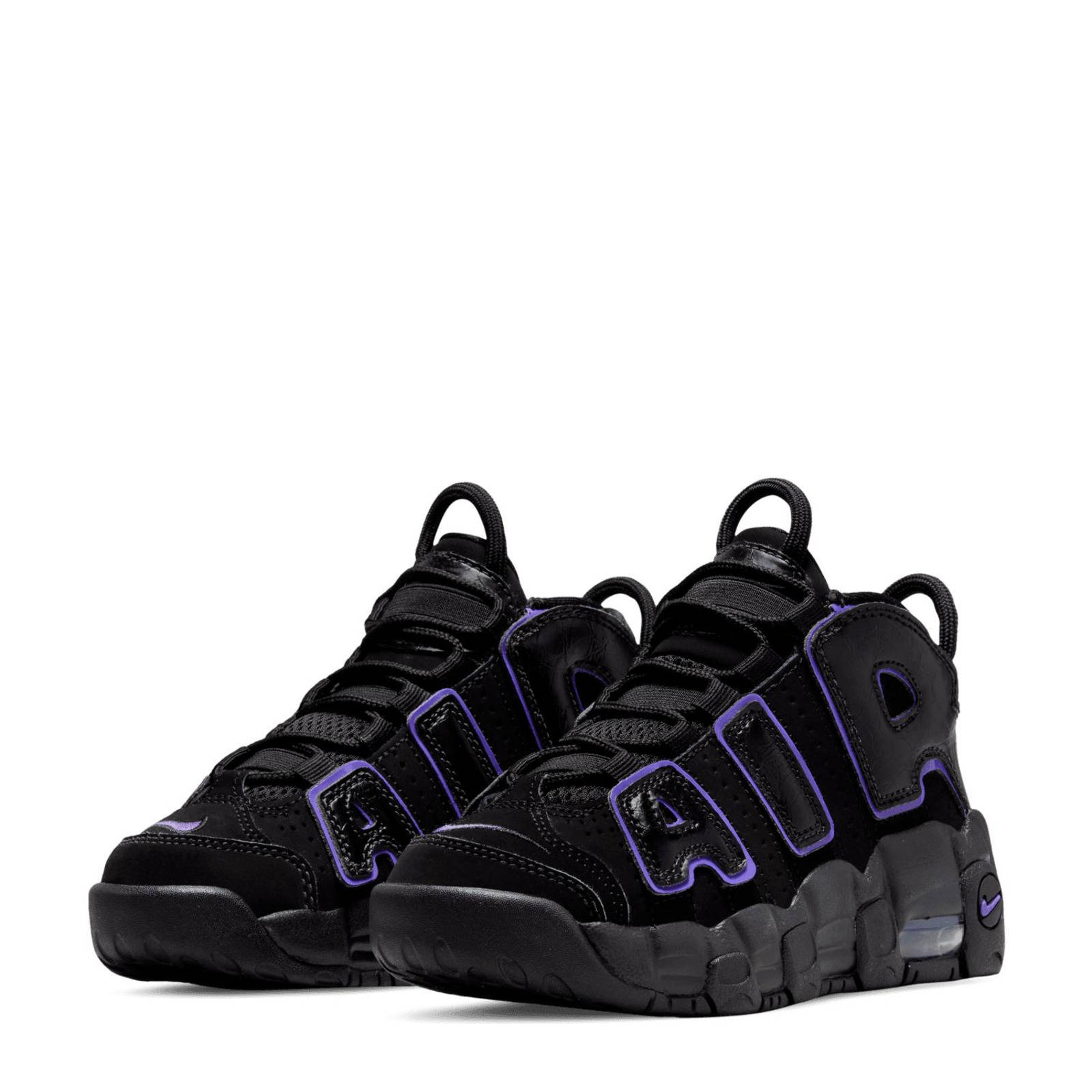 Nike discount uptempo zwart