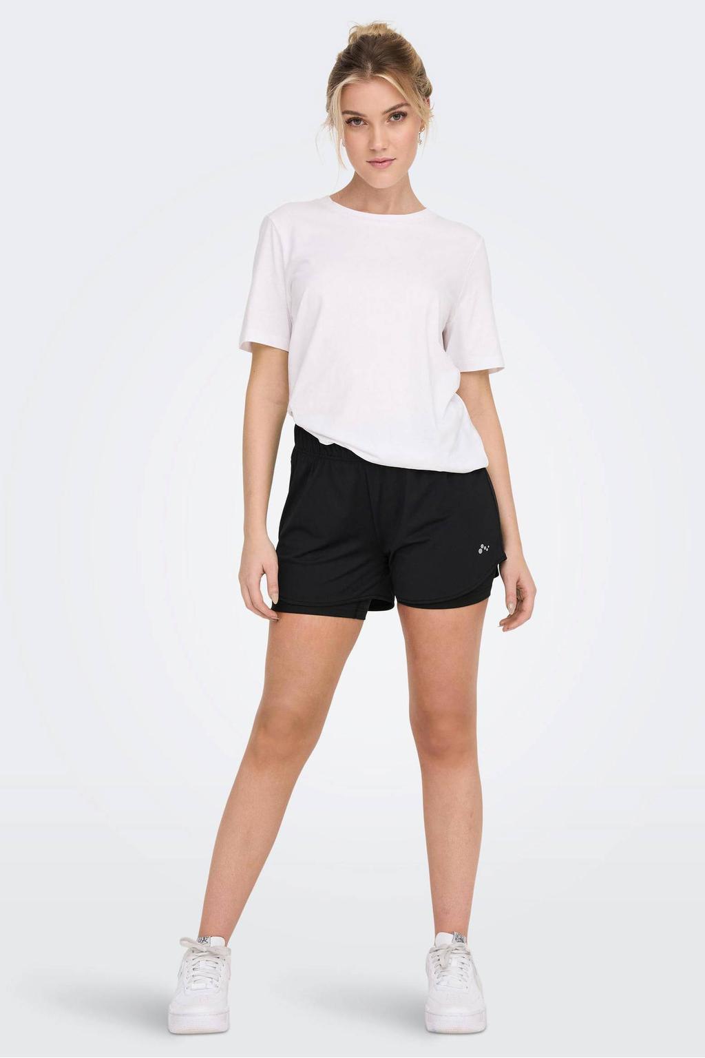 ONLY PLAY sportshort ONPMILA zwart