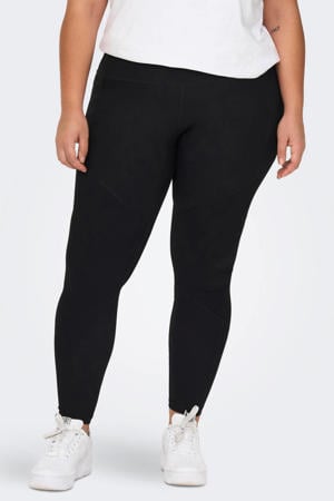 Plus Size sportlegging ONPJANA zwart