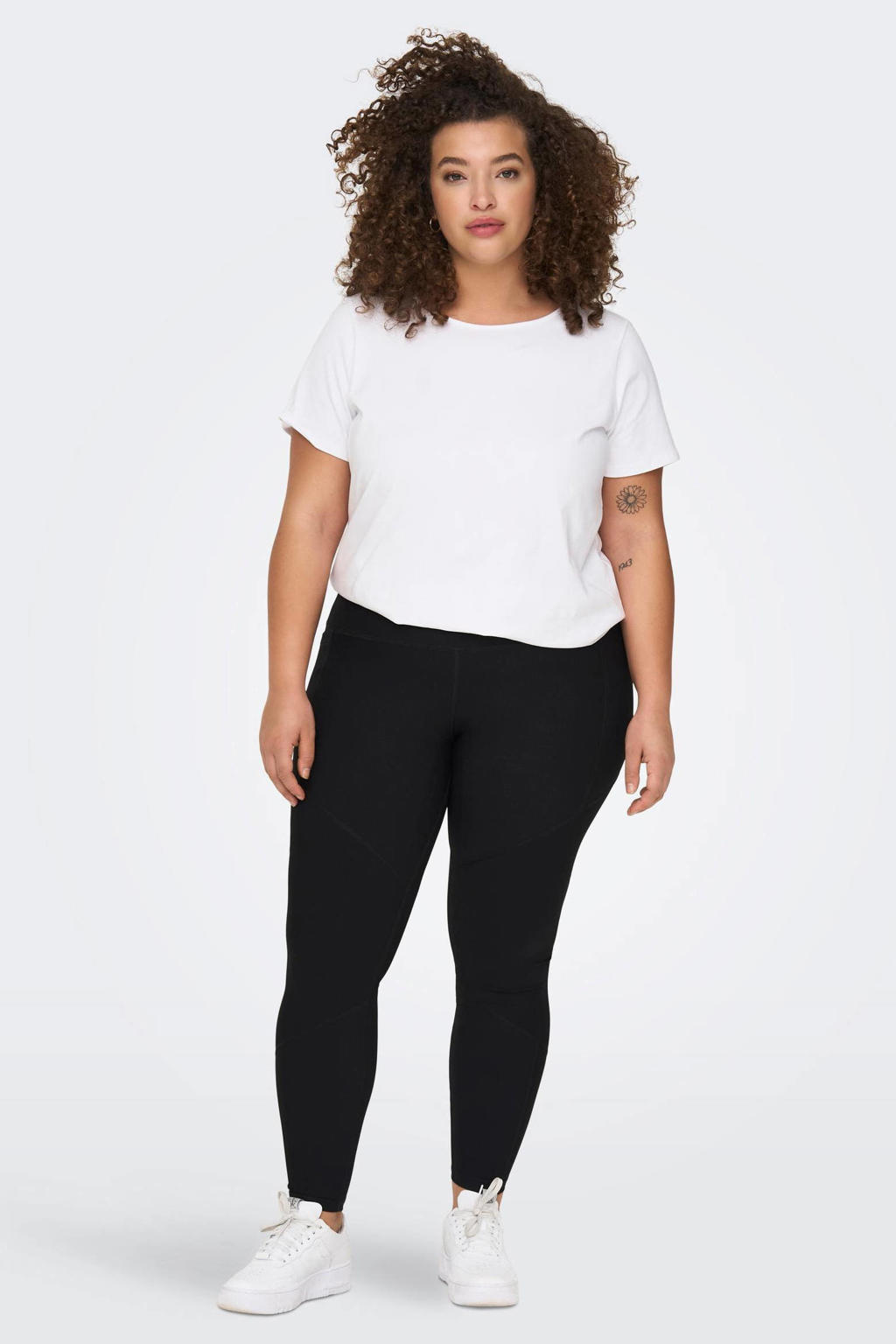 ONLY PLAY Plus Size sportlegging ONPJANA zwart