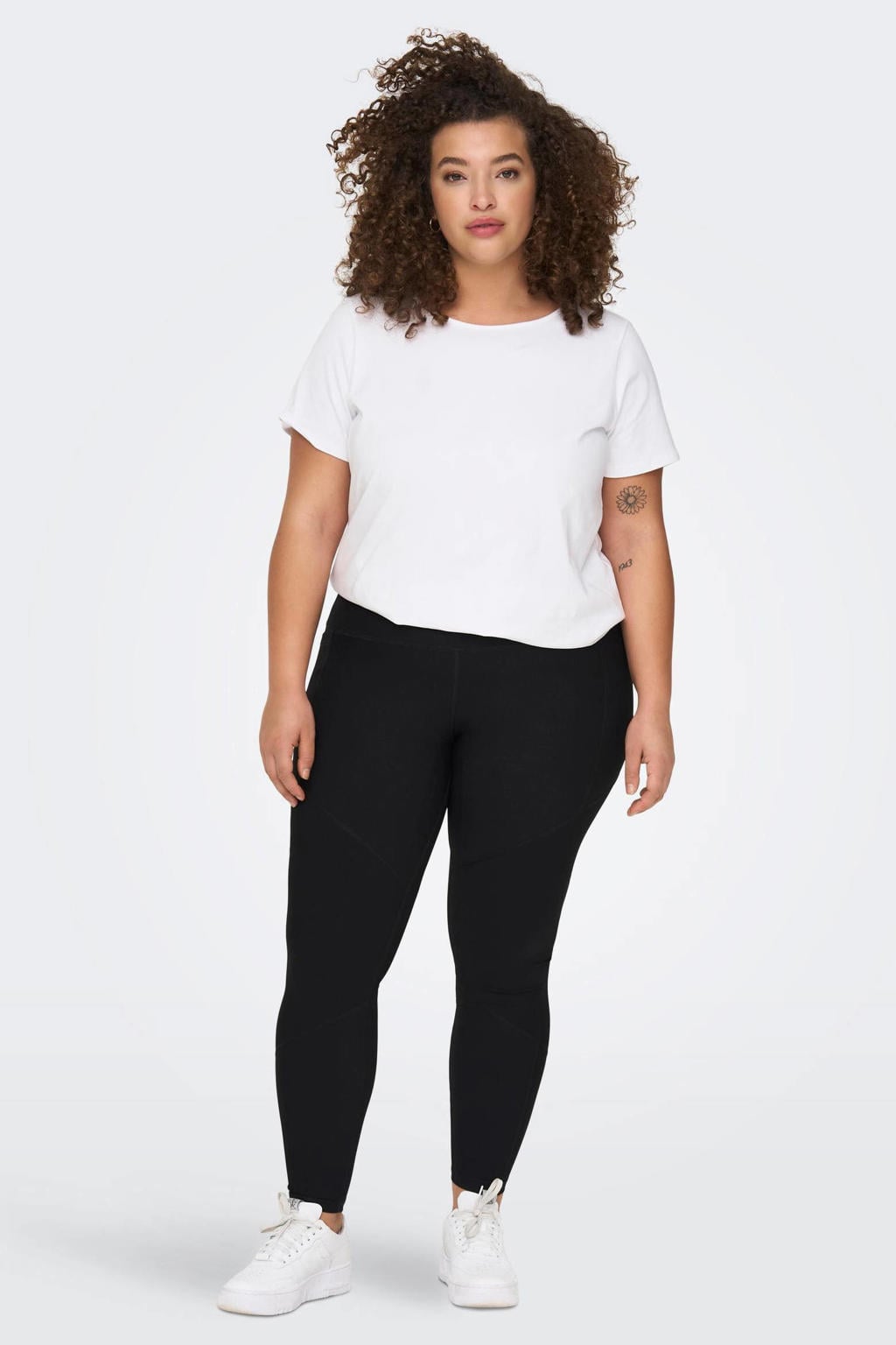 ONLY PLAY Plus Size sportlegging ONPJANA zwart