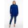 YOEK blouse DOLCE van travelstof blauw