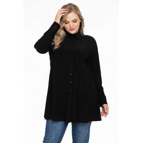 YOEK blouse DOLCE van travelstof zwart afbeelding