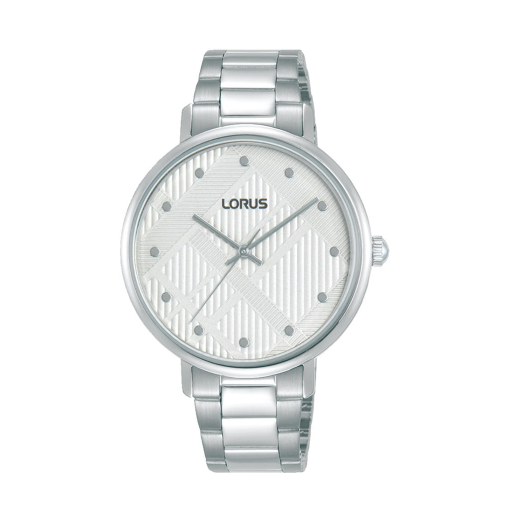 Lorus horloge RG297UX9 zilverkleurig/wit