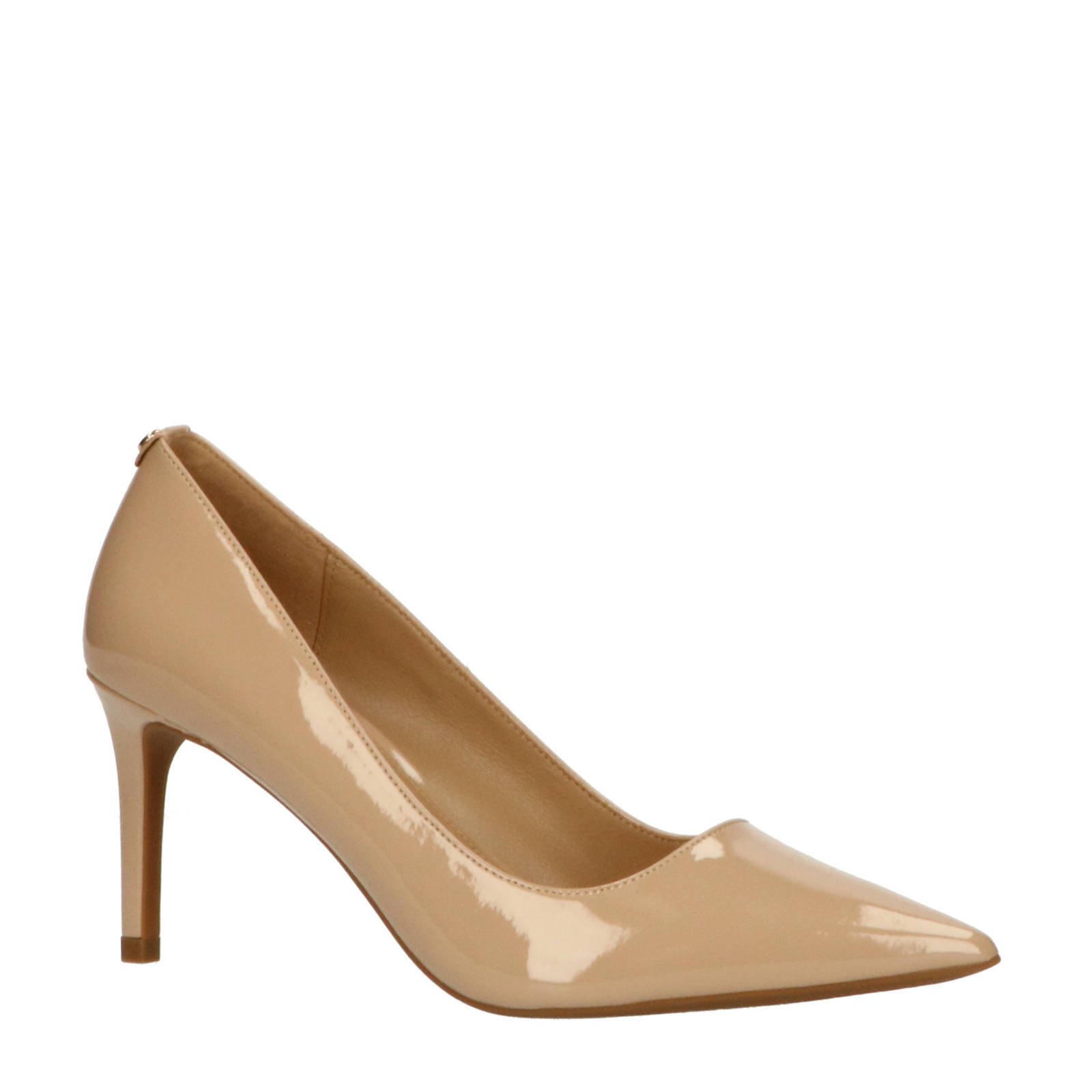 Beige lak online pumps