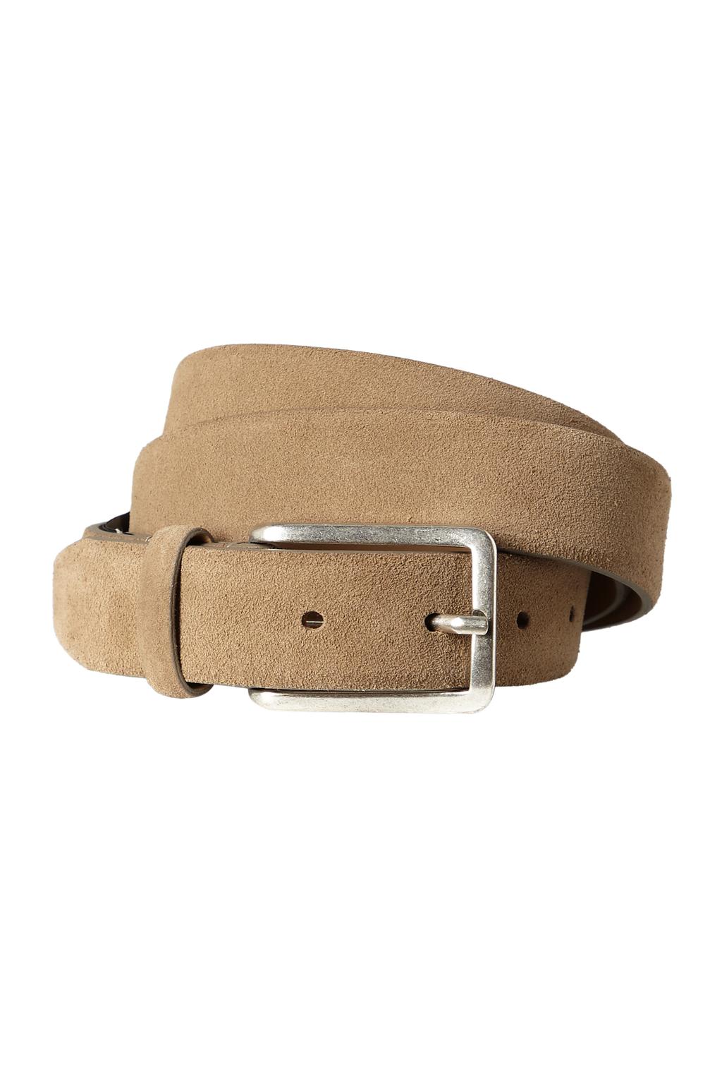 WE Fashion suède riem Steven beige