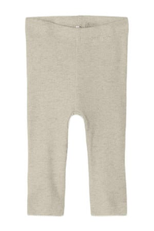 baby gemêleerde skinny broek NBNKAB ecru melange