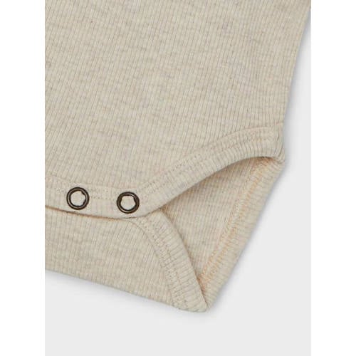 NAME IT BABY romper NBFKAB ecru melange afbeelding