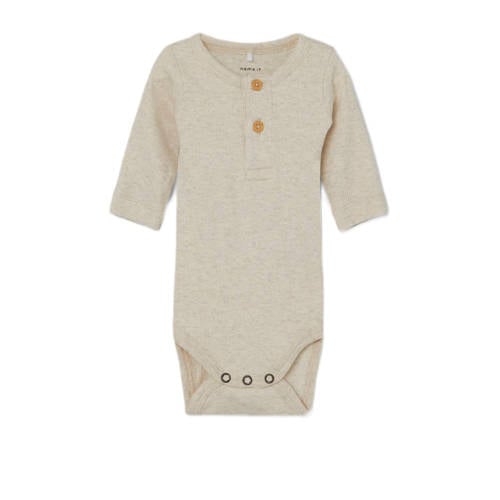 NAME IT BABY romper NBMKAB ecru melange afbeelding