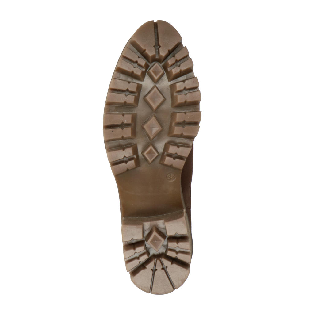 bullboxer suède chelsea boots bruin wehkamp