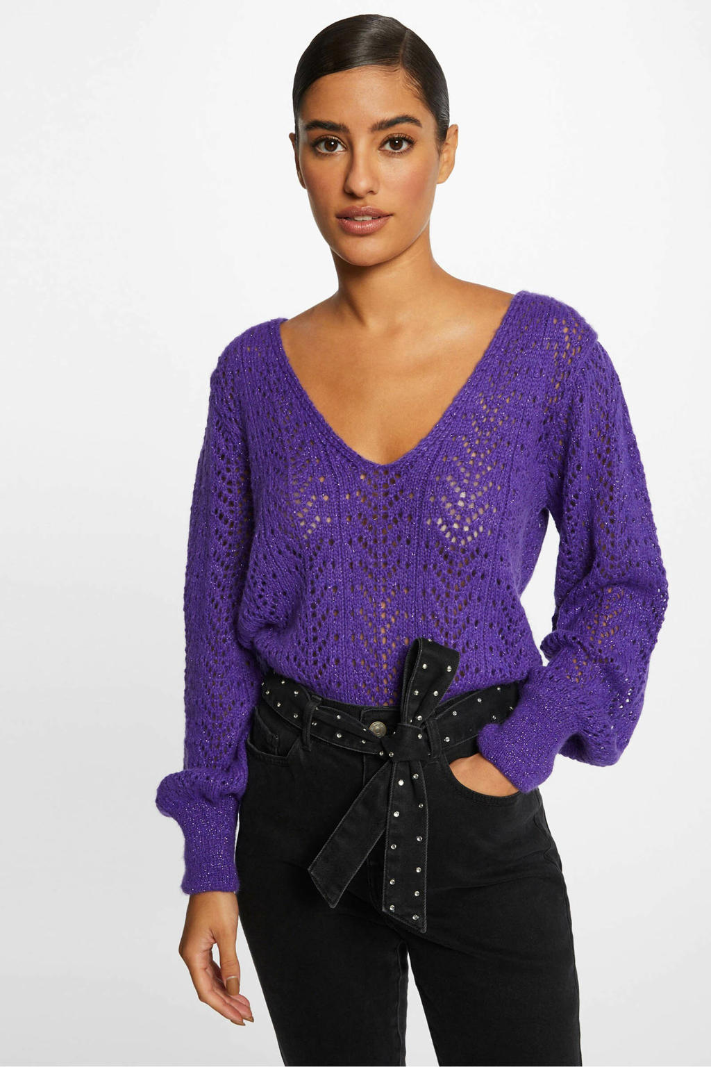 samsoe samsoe trui paars