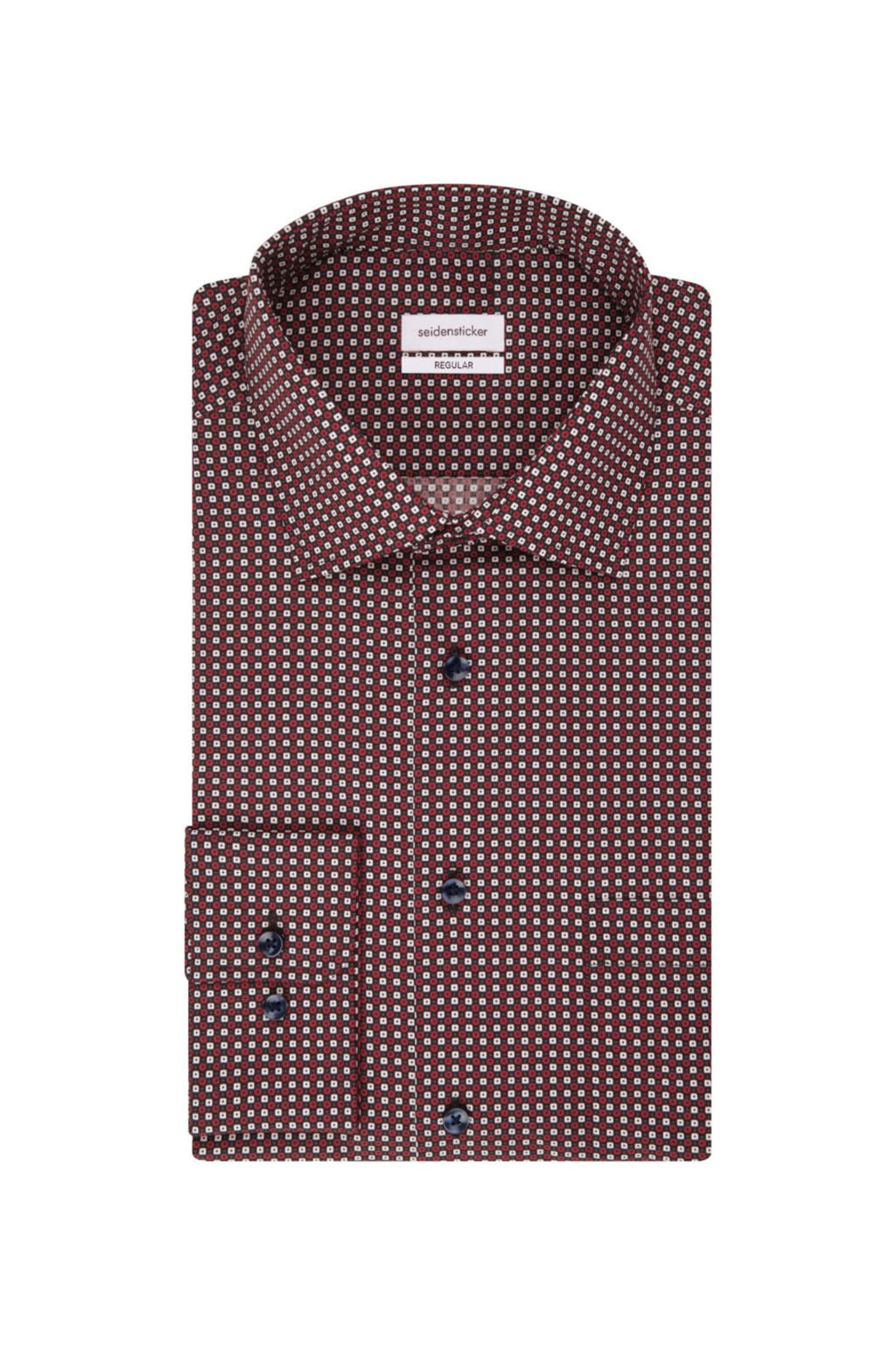 Camicia Uomo Seidensticker Regular Fit – Maniche Lunghe, Poplin Turchese, 100% Cotone, Senza Stiratura