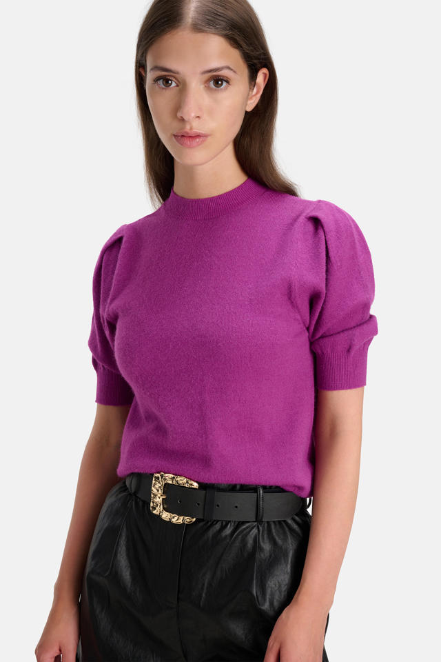 shoeby-fijngebreide-top-poffsleeve-paars-paars-8720101806470.jpg?w=640&h=960&qlt=75&fit=contain