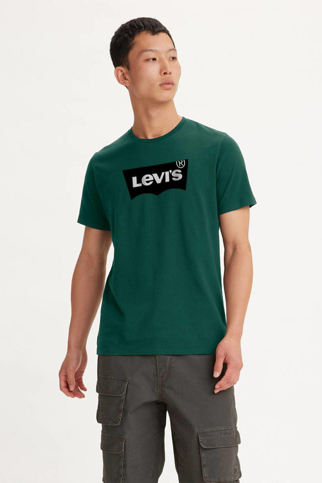 Specificiteit wrijving Museum Levi's T-shirt met logo groen | wehkamp