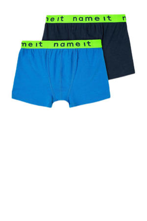   boxershort NKMBOXER - set van 2 blauw/donkerblauw
