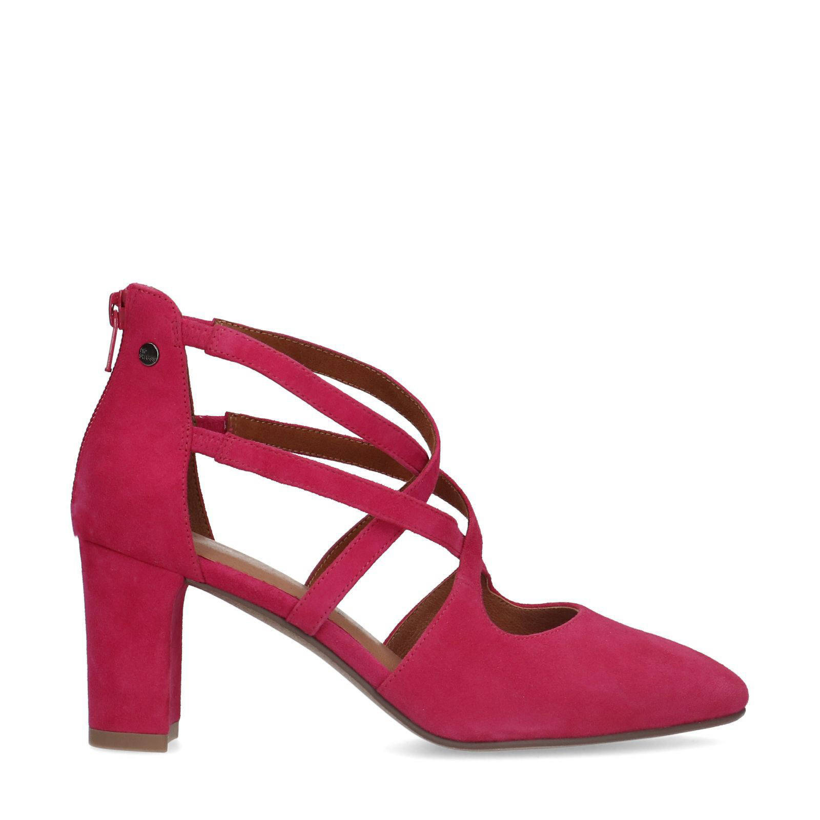 No Stress suède pumps roze | wehkamp