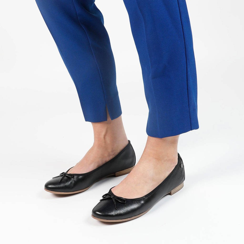 No Stress leren ballerina's zwart wehkamp