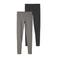 NAME IT KIDS legging NKFVIVIAN - grijs/zwart (set van 2)