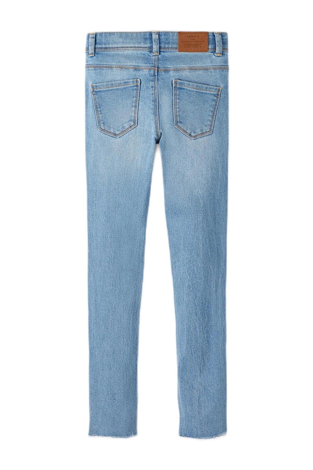 NAME IT KIDS skinny jeans NKFPOLLY light blue denim wehkamp
