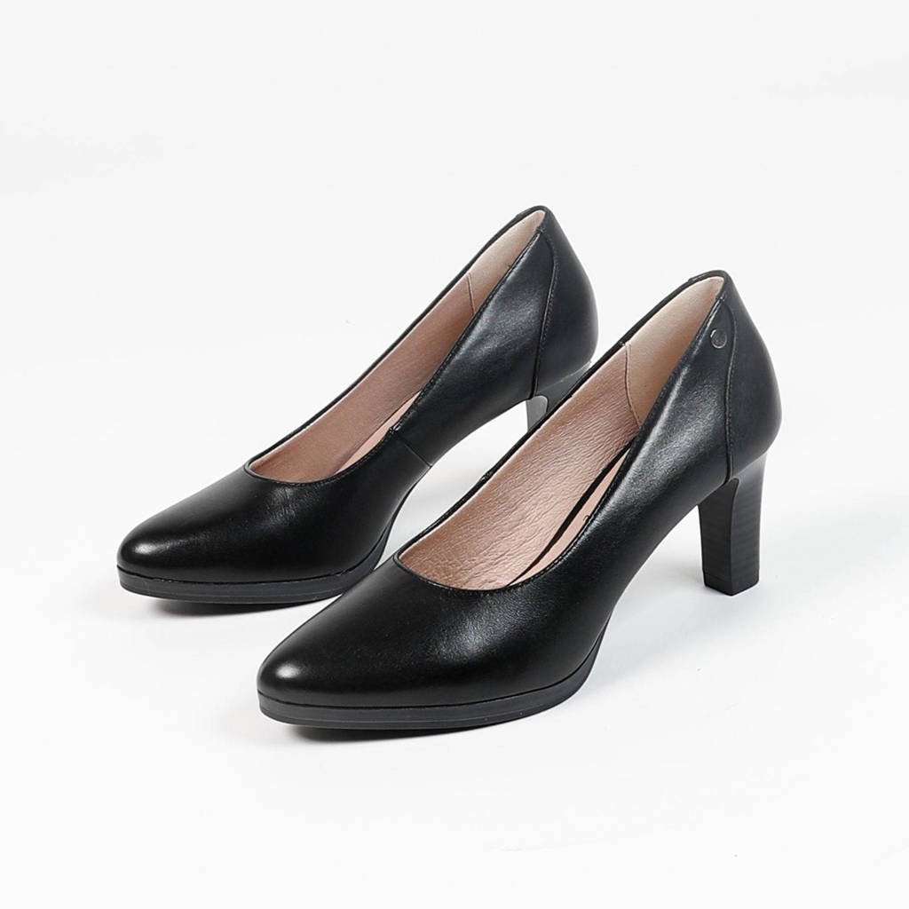 No Stress leren pumps zwart kopen? Morgen in huis wehkamp