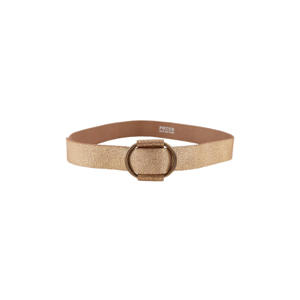 leren riem PCPILJA goudkleurig