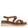 No Stress leren sandalen cognac