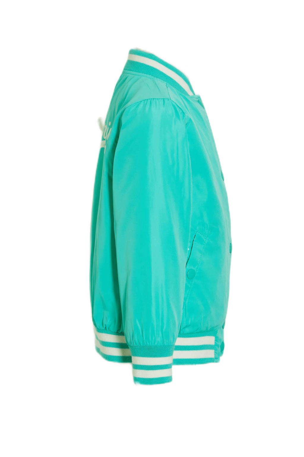 Orange Stars baseball jacket Merle met printopdruk mintgroen wehkamp