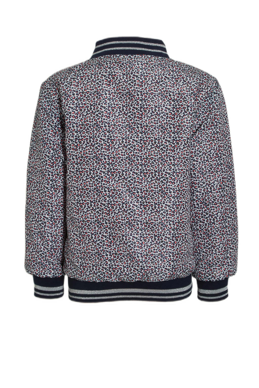 Orange Stars bomberjack zomer Marcella jacket reversible met all over