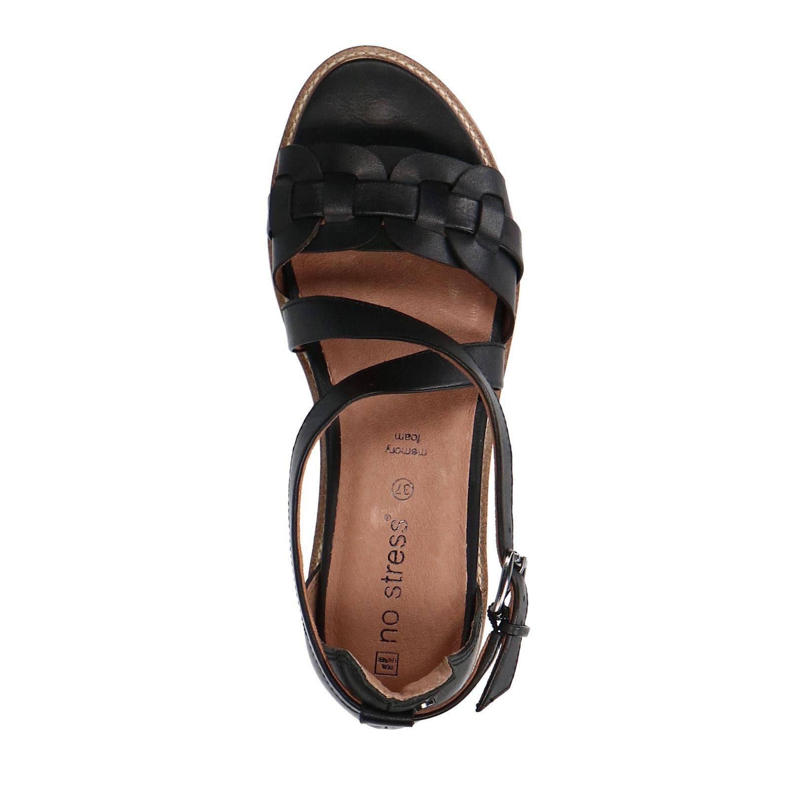 No stress sandalen discount zwart