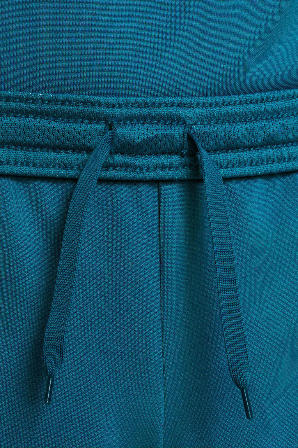 Blauwe jongens en meisjes Nike sportshort van polyester met regular fit, regular waist en elastische tailleband met koord
